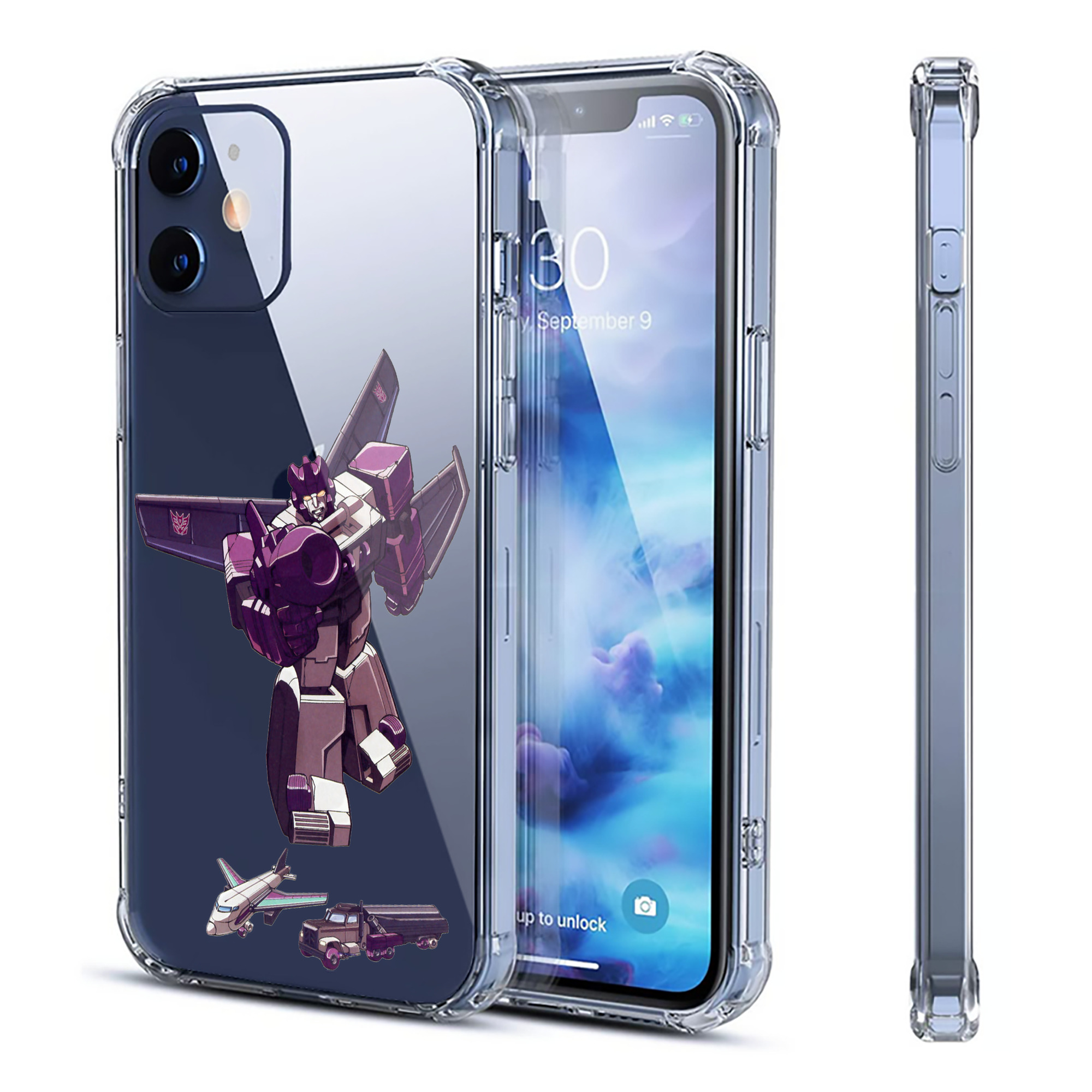 （画像用）  【iPhone 12シリーズ対応】透明スマホケース（クリアソフトケース）
